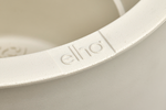 amber grail high 30cm linen white